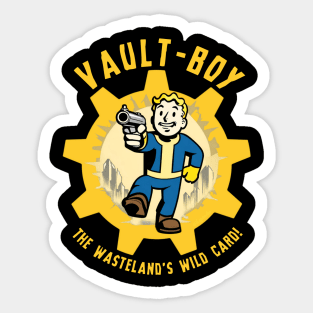 Fallout: Wasteland Wild Card Boy Sticker